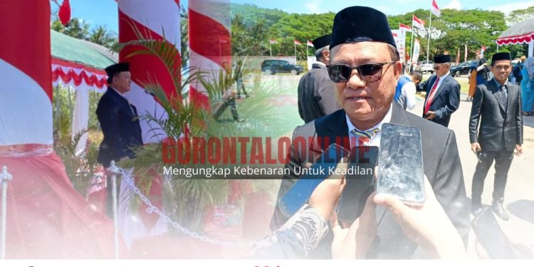 Ketua DPRD Pohuwato, Beni Nento, Bacakan Teks Proklamasi pada Upacara HUT RI ke-80