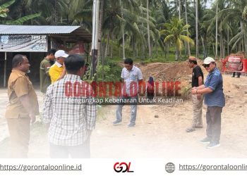 Ketua DPRD Pohuwato Tinjau Proyek Jembatan Bulangit, Pastikan Percepatan Pekerjaan