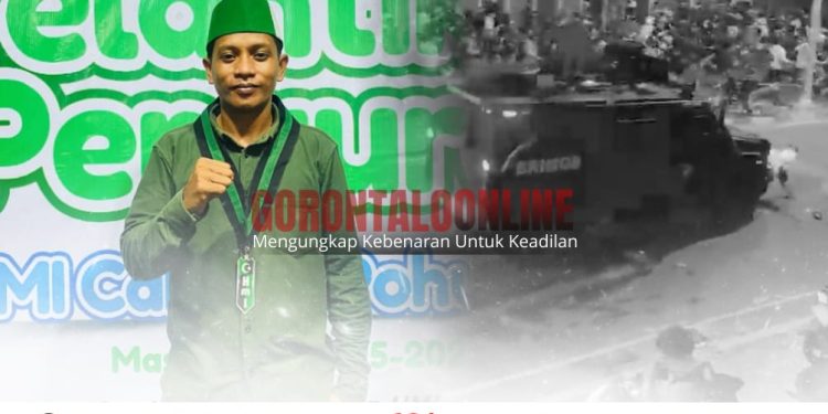 HMI Cabang Pohuwato: “Tragedi Meninggalnya Driver Ojol Bukti Brutalnya Aparat, Copot Kapolri!”