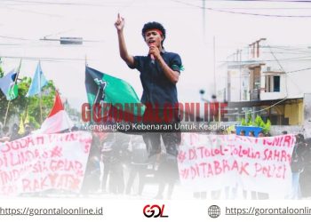 Aliansi Mahasiswa dan Pemuda Pohuwato Gelar Aksi Damai, Kapolres Ikut Kawal Hingga DPRD