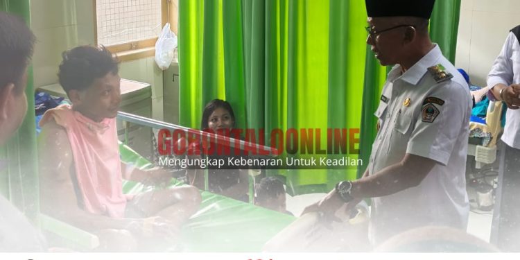 Wabup Pohuwato Jenguk Korban Gigitan Ular di RSD Bumi Panua