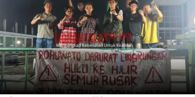 HMI Pohuwato Gelar Mimbar Bebas, Suarakan Pohuwato Darurat Lingkungan