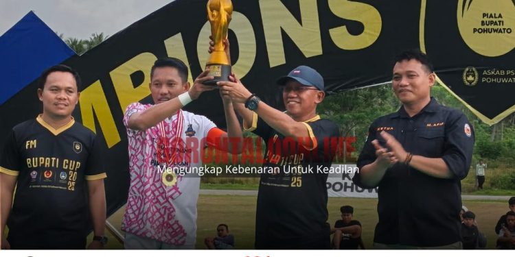 Bupati Cub 2025 Sukses Digelar, Ketupat : Tournamen Tahun Ini Penuh Tantangan tapi Lahirkan Talenta Baru Sepak Bola Pohuwato