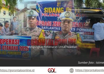 Operasi Zebra Otanaha 2025, 17 Pelanggar Langsung Sidang di Tempat