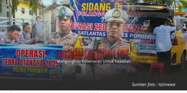 Operasi Zebra Otanaha 2025, 17 Pelanggar Langsung Sidang di Tempat