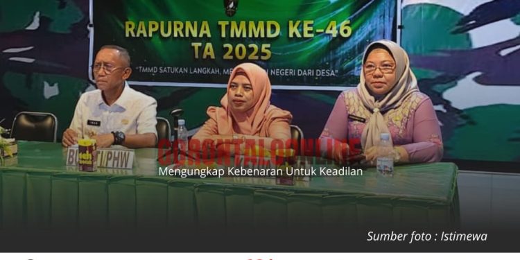 Wakil Ketua II DPRD Pohuwato Hadiri Rapat Paripurna TMMD ke-46 Tahun 2025 di Kodim 1313