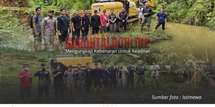 Operasi PETI Lanjutan di Kawasan Cagar Alam Balayo, Polres Amankan Satu Excavator dan Sejumlah Komponen Alat Berat