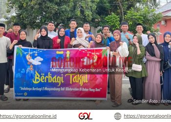 YR Team Bersama Cipayung Plus Pohuwato Berbagi Kebaikan Di Bulan Ramadhan