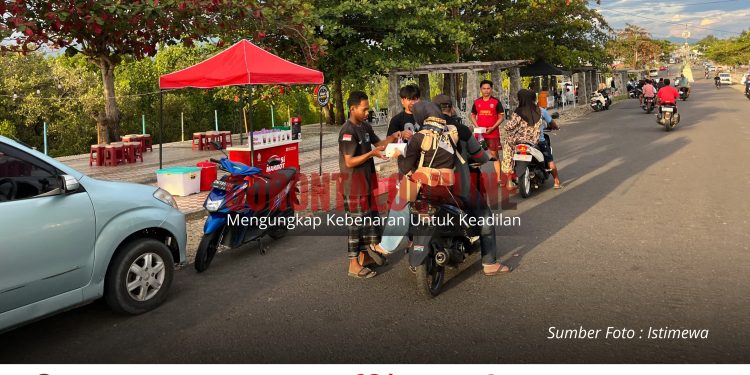 Berbagi Di Pusat Kota,YR Team Gandeng Kopi Si Marbot