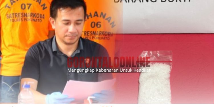 Selang Bulan Januari – Februari,12 Pelaku Kasus Narkotika Diamankan Polres Pohuwato, Popayato Mendominasi