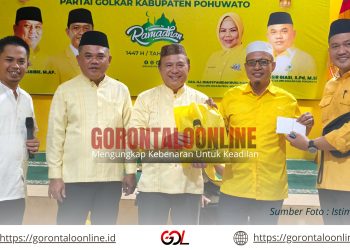 Terima Bingkisan Lebaran, PK Golkar : Terima Kasih Pak Rusli dan Ibu Idah