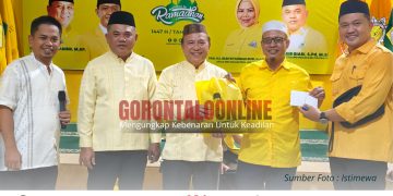 Terima Bingkisan Lebaran, PK Golkar : Terima Kasih Pak Rusli dan Ibu Idah