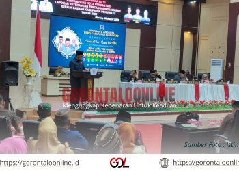 Fraksi Golkar DPRD Pohuwato Soroti Ekspansi Ritel Modern hingga Krisis Air Bersih dalam Paripurna LKPJ 2025