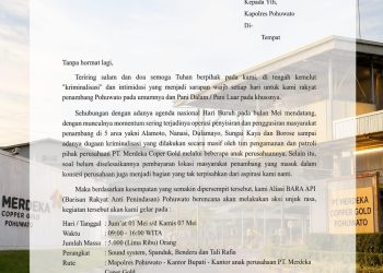 Gerakan Di Bulan Mei,Ribuan Penambang Pohuwato Bakal Gelar Aksi Unjuk Rasa Di Depan Kantor PT. Merdeka