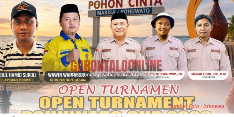 Open Turnamen Catur 2026,Percasi Pohuwato Ikut Promosikan Pantai Pohon Cinta