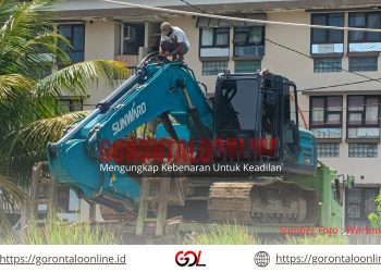Polres Pohuwato Tindak Tegas Aktivitas Peti Di Bulangita,Alat Berat Dibawa Ke Mapolres