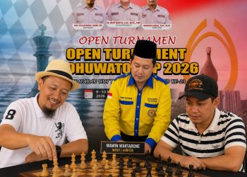 Turnamen Catur Pohuwato Cup 2026 : Peserta Bergelar Master Nasional