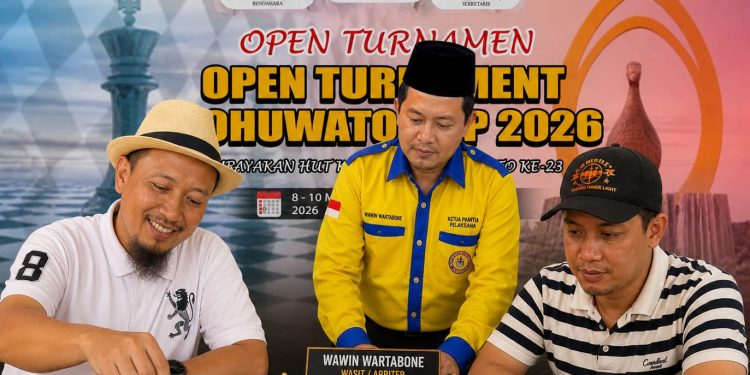 Turnamen Catur Pohuwato Cup 2026 : Peserta Bergelar Master Nasional