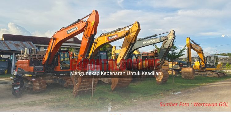 AKBP Busroni Tindak PETI, Belasan Alat Berat Diamankan