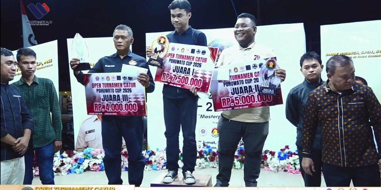 Open Turnamen Catur Pohuwato Cup 2026 : Aditya Lolana dari Luwuk Banggai Naik Podium Satu