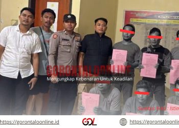 Diduga Rusak Fasilitas Perusahaan Saat Demo, Polres Pohuwato Tahan Enam Demonstran