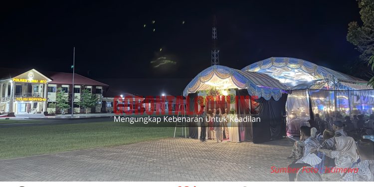 Polres Pohuwato Gratiskan Aula dan Halaman Mapolres untuk Resepsi Pernikahan Warga