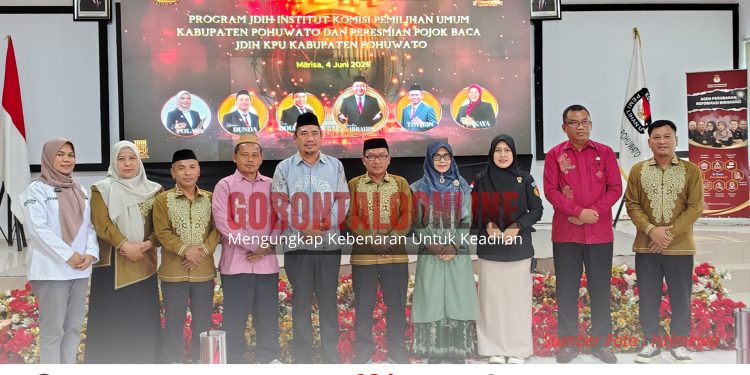Dongkrak Literasi Demokrasi, KPU Pohuwato Resmikan JDIH Institute dan Pojok Baca