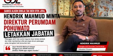 Sanksi Dinilai Tak Beri Efek Jera, Hendrik Mahmud Minta Direktur Perumdam Pohuwato Letakkan Jabatan
