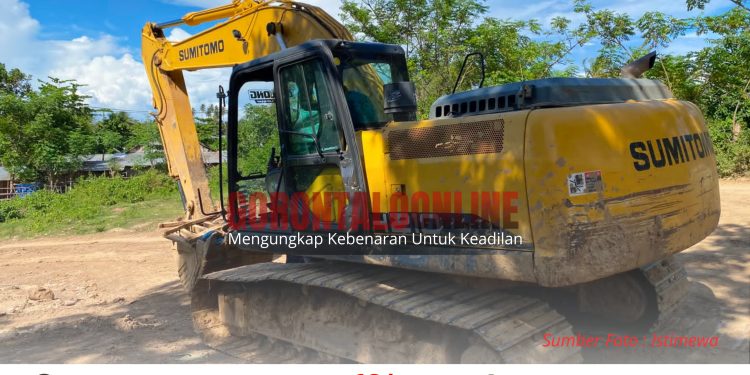 Polres Pohuwato Tindak Tegas PETI, Amankan Ekskavator dan Satu Terduga Pelaku di Desa Teratai