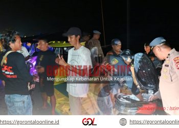 Antisipasi Balap Liar dan Kriminalitas 3C, Tim URC Polres Pohuwato Sisir Titik Rawan