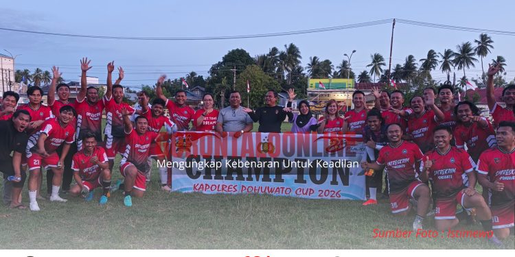 Drama Penalti Warnai Final, Rebah FC Juara Turnamen HUT Bhayangkara ke-80