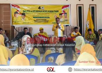 Nasir Giasi Calon Bupati Menggema di Muscam Partai Golkar di Paguat