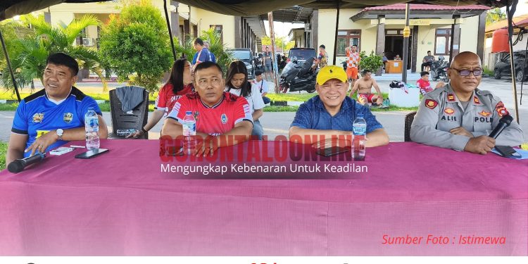 HUT Bhayangkara ke-80: Ketua DPRD Pohuwato Apresiasi Turnamen Sepak Bola Internal Polres Cup 2026