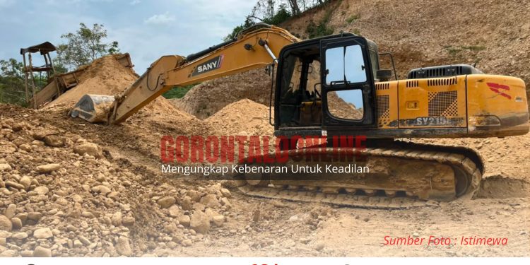 Warga Keluhkan Lumpur Akibat Tambang, Polisi Amankan Satu Unit Alat Berat Di Tambang Bulangita