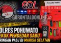 Polres Pohuwato Bekuk Pengedar Sabu Jaringan Palu di Marisa Selatan