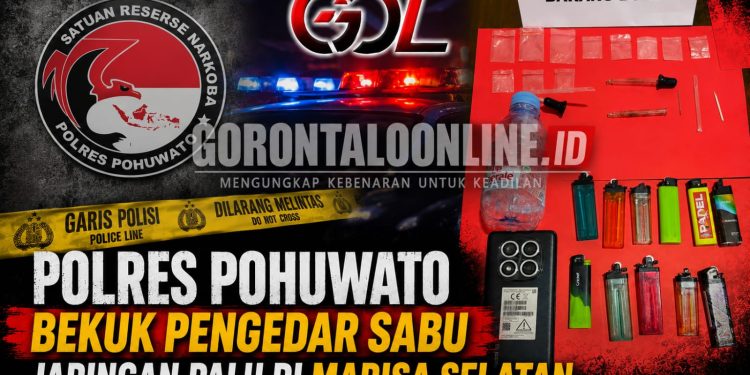 Polres Pohuwato Bekuk Pengedar Sabu Jaringan Palu di Marisa Selatan