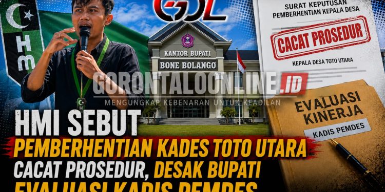 HMI Sebut Pemberhentian Kades Toto Utara Cacat Prosedur, Desak Bupati Evaluasi Kadis Pemdes