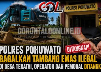 Polres Pohuwato Gagalkan Tambang Emas Ilegal di Desa Teratai, Operator dan Pemodal Ditangkap