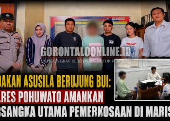 Tindakan Asusila Berujung Bui: Polres Pohuwato Amankan Tersangka Utama Pemerkosaan di Marisa