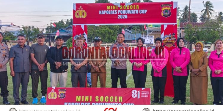 Sambut HUT RI ke-81, Polres Pohuwato Gelar Turnamen Mini Soccer Hingga E-Sport Kapolres Cup 2026