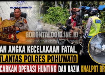 Tekan Angka Kecelakaan, Satlantas Polres Pohuwato Gencarkan Operasi Hunting dan Razia Knalpot Brong