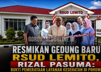 Tiga Gedung Baru RSUD Lemito Diresmikan, Rizal Pasuma : Bukti Pemerataan Layanan Kesehatan di Pohuwato