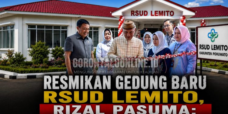 Tiga Gedung Baru RSUD Lemito Diresmikan, Rizal Pasuma : Bukti Pemerataan Layanan Kesehatan di Pohuwato