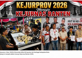 Kejurprov Catur 2026 Berakhir Sukses, Percasi Gorontalo Siapkan Atlet Terbaik Ke Kejurnas Banten