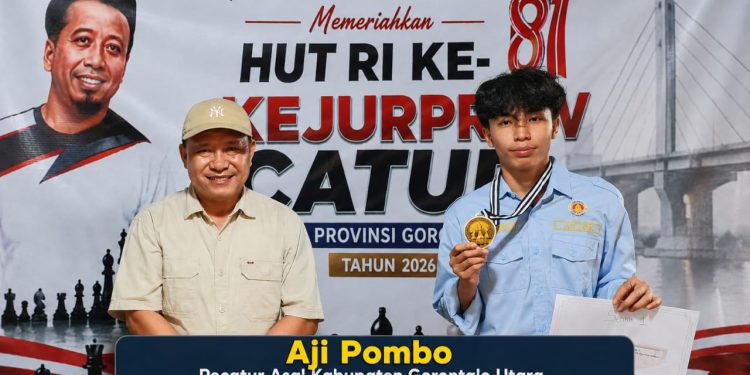Aji Pombo Pecatur Asal Gorut Raih Peringkat 1 Kejurprov Gorontalo 2026,Siap Berlaga Dikejurnas Banten