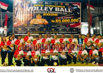 Open Turnamen Voli Kapolres Cup II 2026, KONI Pohuwato Apresiasi Langkah Polres Dorong Prestasi Atlet