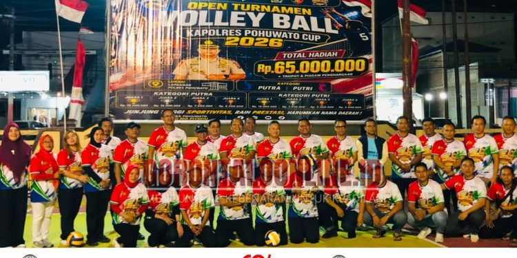 Open Turnamen Voli Kapolres Cup II 2026, KONI Pohuwato Apresiasi Langkah Polres Dorong Prestasi Atlet