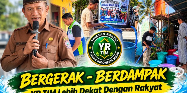 Armada Pemerintah Terbatas, Bupati Saipul Mbuinga Apresiasi Aksi Distribusi Air Bersih : Sangat Membantu Pemerintah