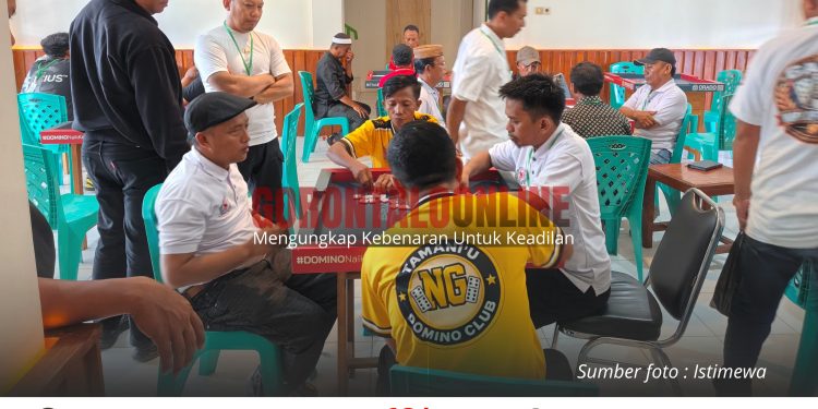 Turnamen Domino Piala Panglima TNI Warnai HUT TNI ke-81 dan Kodim 1313/Pohuwato ke-8
