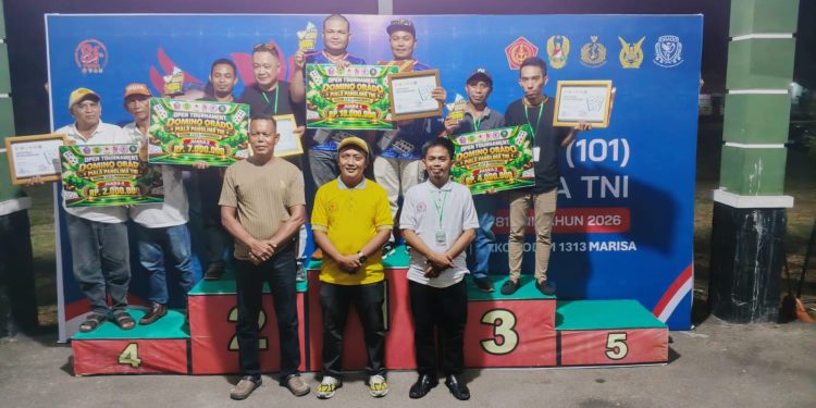 Ridwan-Yopandri Juara Open Turnamen Domino Orado Piala Panglima TNI